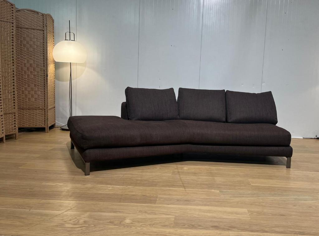 TBE Minotti Hamilton chaise longue + garantie – PN: 9.650€, Maison & Meubles, 150 cm ou plus, Comme neuf, Bankstel Bank Zetels Sofa Hoekbank Design bank