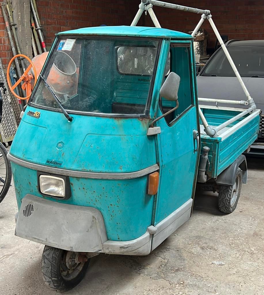 Piaggo Ape 50cc, Ophalen, Gebruikt
