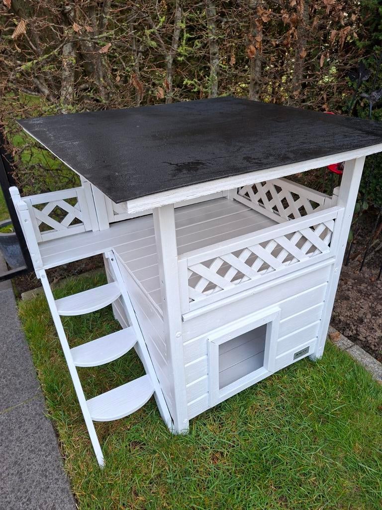 Kattenhuisje, Animaux & Accessoires, Paniers pour chats, Enlèvement, Utilisé, Autre