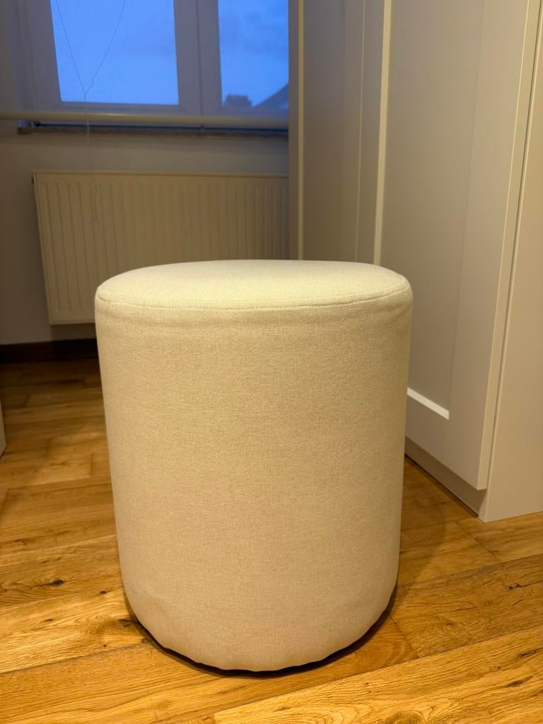 TABOURET/POUF BEIGE WESTWING, Enlèvement, Comme neuf
