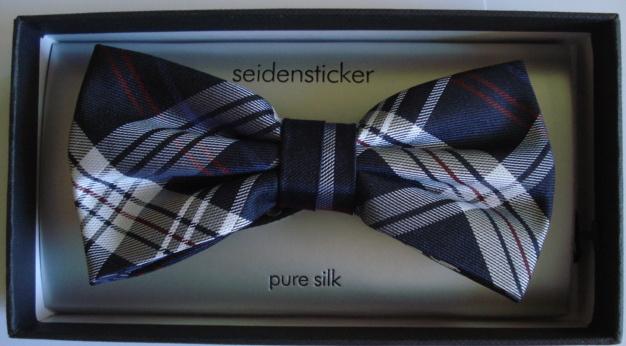 Nœud papillon Seidensticker nœud papillon, Neuf, À motif, Seidensticker, Bleu