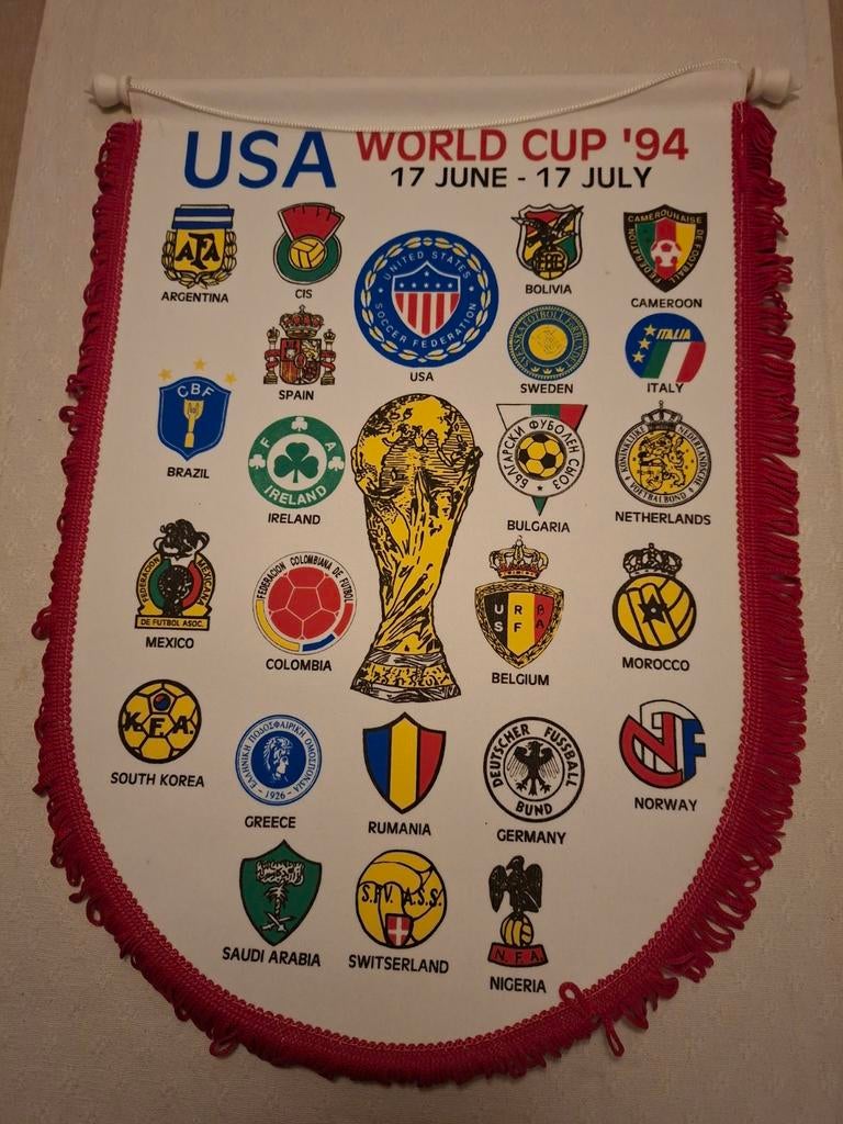 Wimpel WOLD CUP 1994 USA, Collections, Flippos, Enlèvement ou Envoi