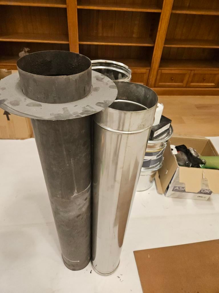 Tuyaux de Cheminée, Doe-het-zelf en Bouw, Buizen en Afvoer, Inox, Ophalen of Verzenden