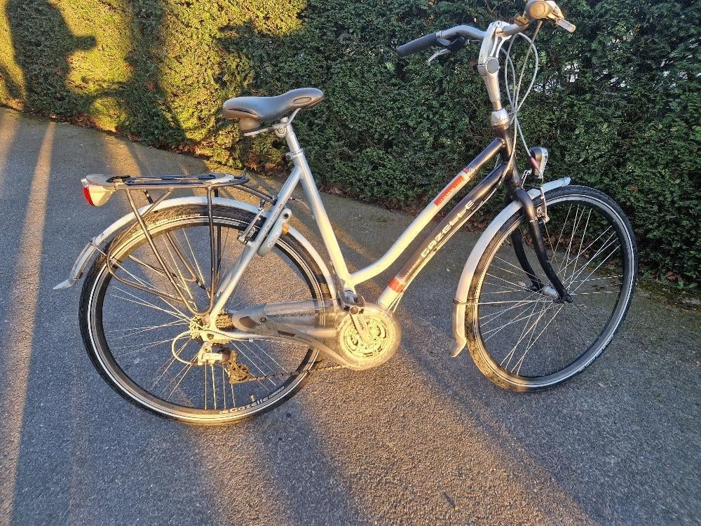 Gazelle Damesfiets, Fietsen en Brommers, Ophalen, Gebruikt, Velgrem, Versnellingen