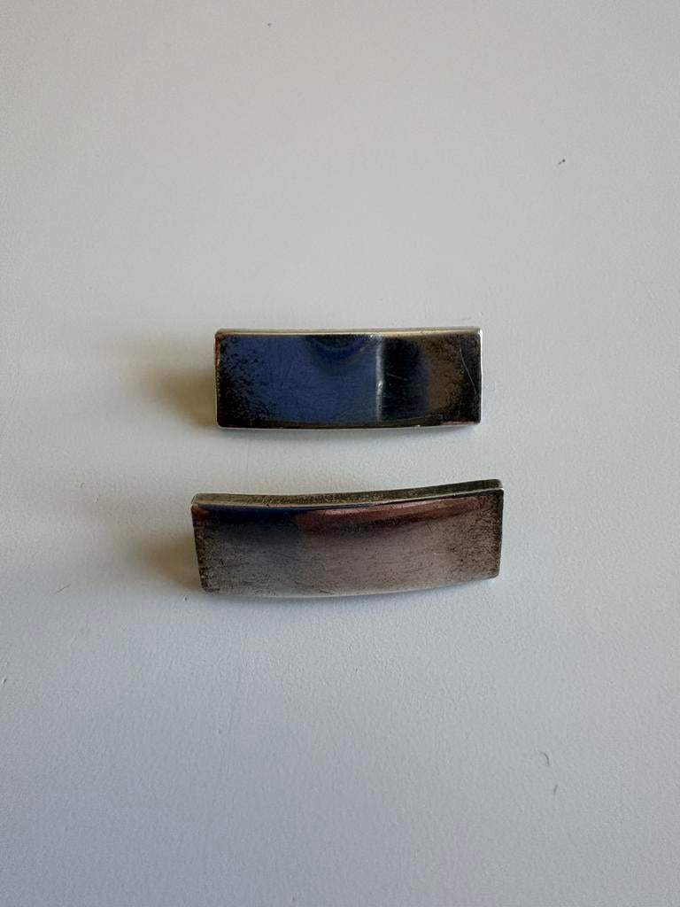 WW2 zilveren rank insigne van US Army 1st Lieutenant,, Ophalen of Verzenden