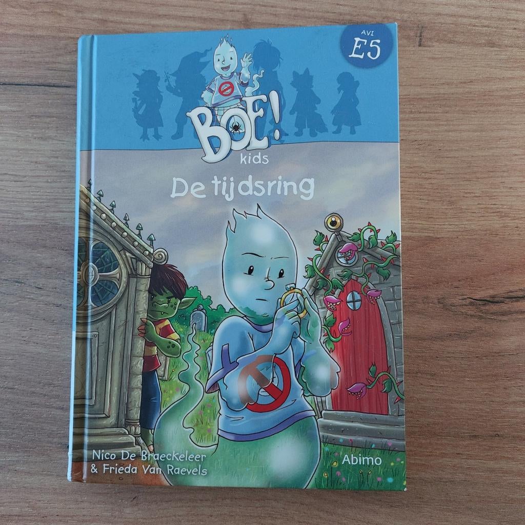 Boe! Kids. De tijdsring. Van uitgeverij Abimo. Goede staat, Boeken, Ophalen