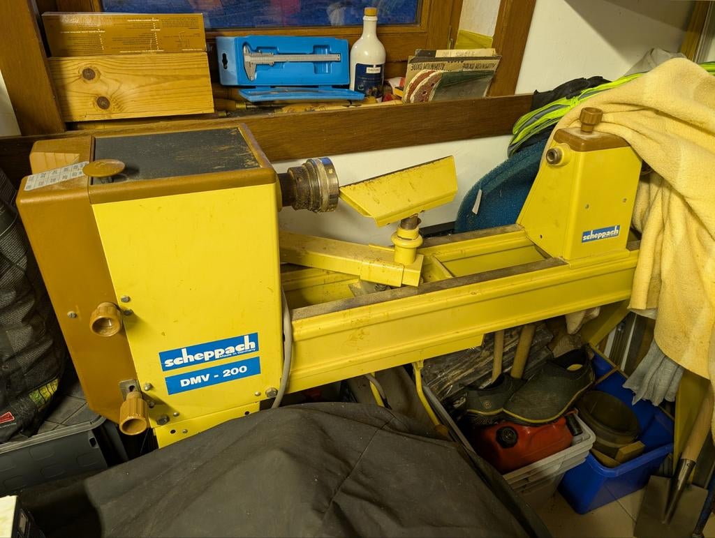 Tour à bois Scheppach Dmv 200, Ophalen, Houtdraaibank