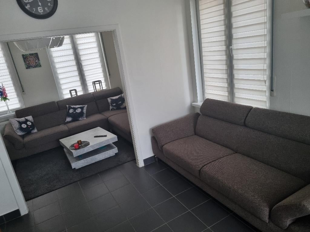 Canapé d'angle + canapé, Maison & Meubles, Canapés | Coins salons complets, Enlèvement, Comme neuf