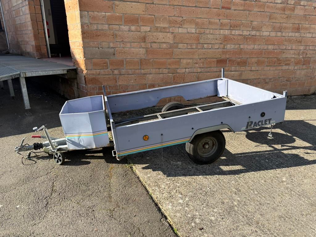 Aanhangwagen Raclet – ideaal voor opbouw / renovatieproject, Auto diversen, Aanhangers en Bagagewagens, Ophalen, Gebruikt