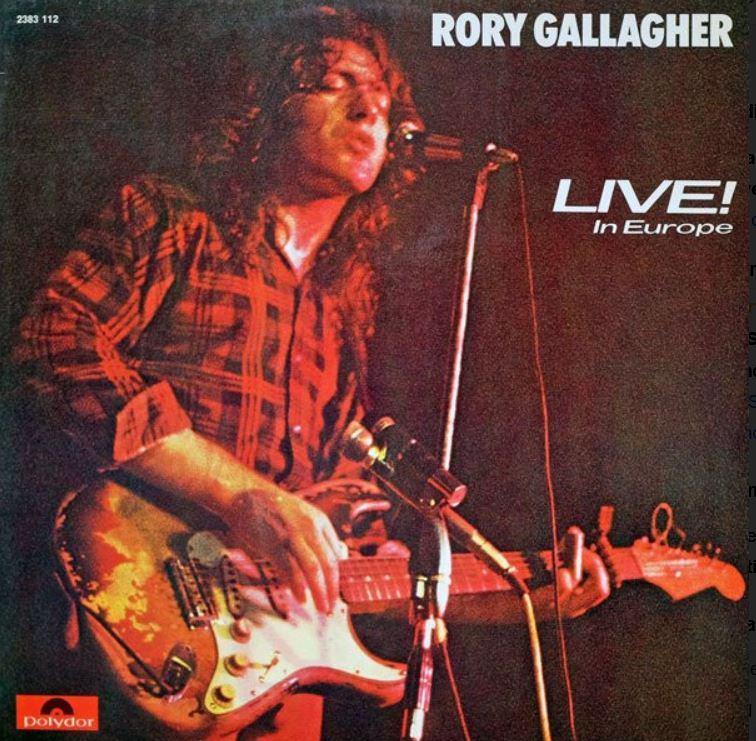 lp: RORY GALLAGHER - LIVE IN EUROPE - bied vanaf 7€, Ophalen of Verzenden, Zo goed als nieuw, 12 inch, Poprock