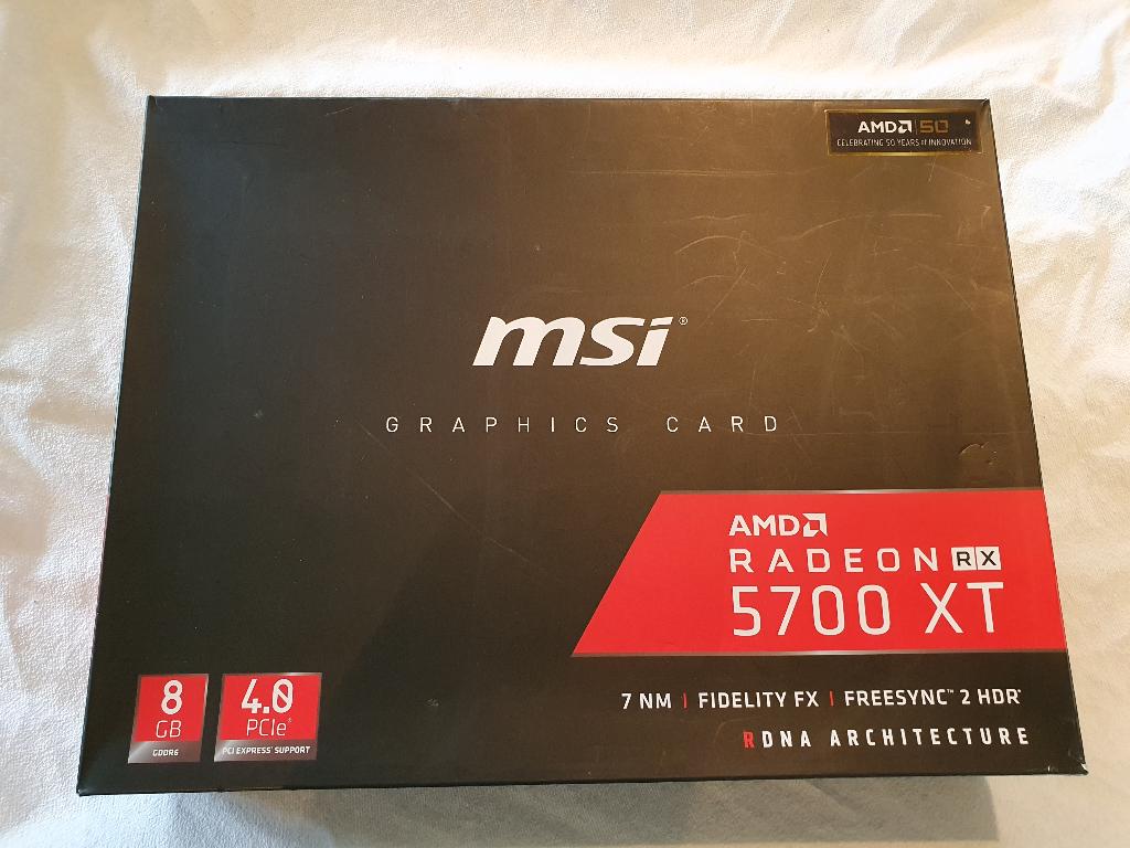 AMD Radeon RX 5700XT, Gebruikt, AMD, GDDR6, PCI-Express 4