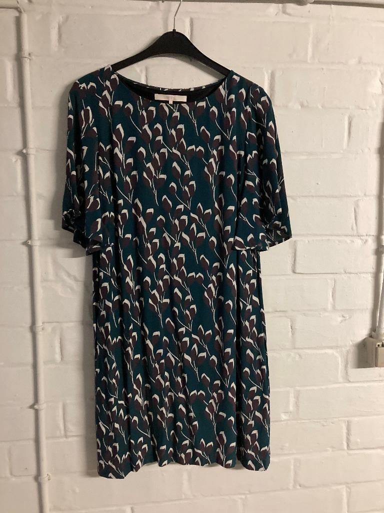 Groen kleed met korte mouwen, Comme ca, maat 46, Kleding | Dames, Maat 46/48 (XL) of groter, Zo goed als nieuw, Groen, Comme ça