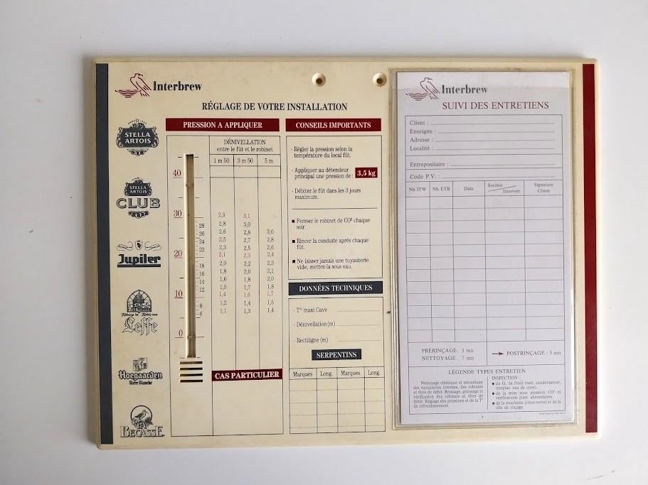 plaque d'entretien Stella Artois /Jupiler/Leffe*Hoegarden, Collections, Enlèvement ou Envoi, Jupiler
