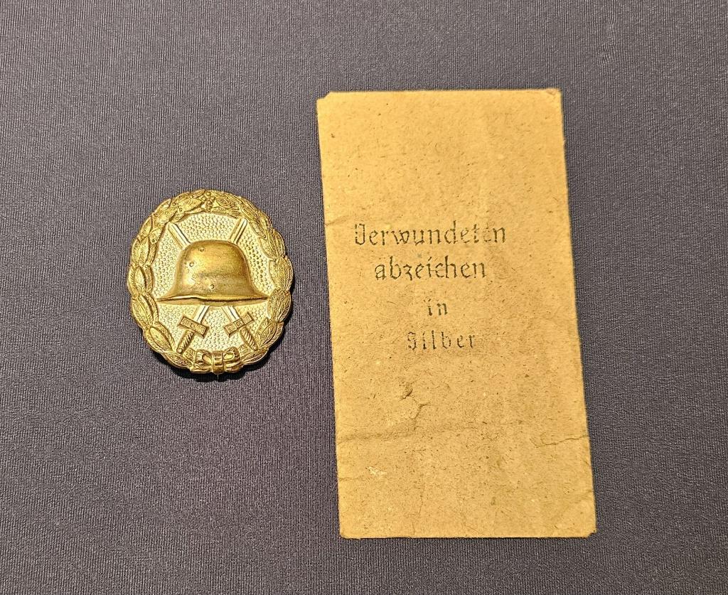 Verwundetenabzeichen, Verzamelen, Militaria | Tweede Wereldoorlog, Ophalen of Verzenden, Landmacht, Lintje, Medaille of Wings