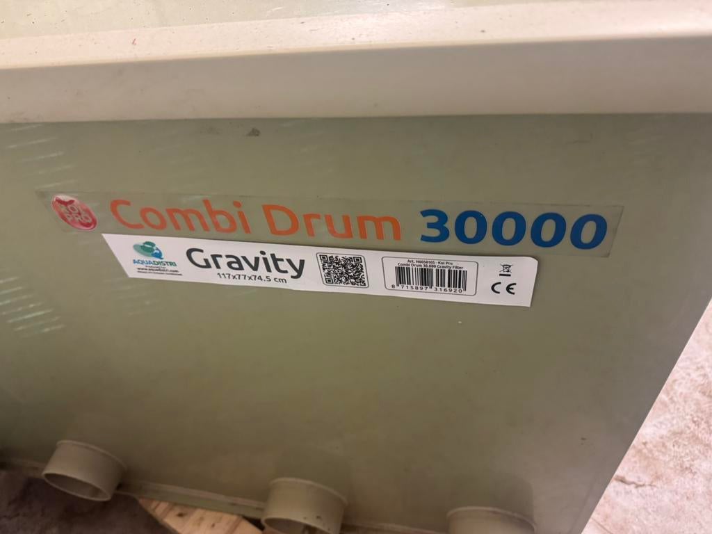 Koi Vijverfilter trommelfilter Combidrum 30000, Ophalen, Gebruikt, Vijverfilter