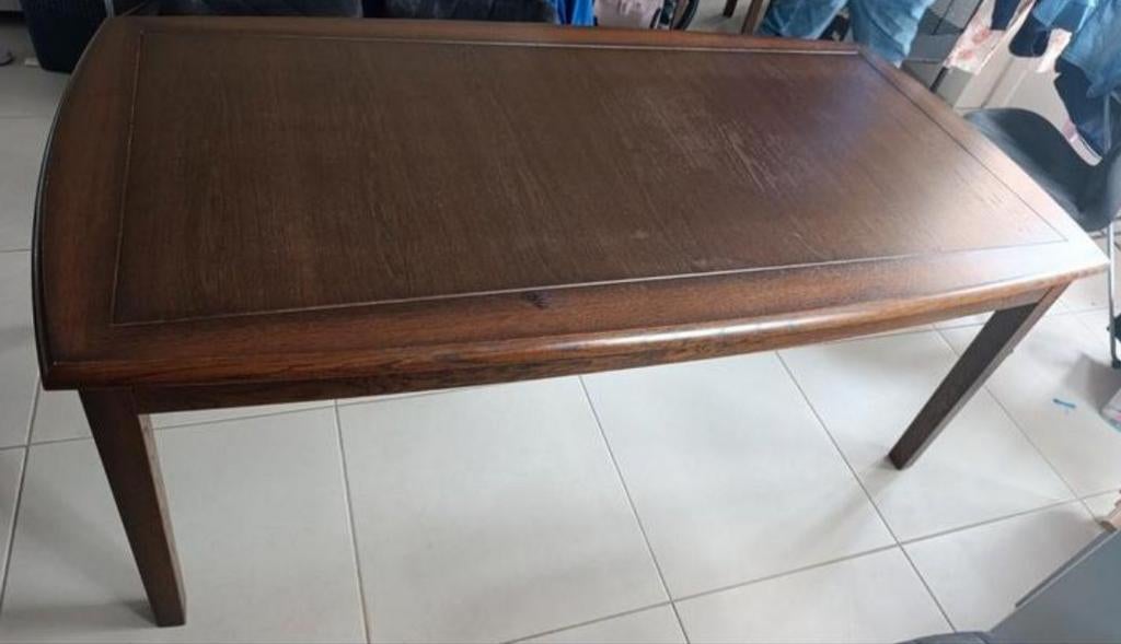 Table à manger en chêne massif en bon état, Maison & Meubles, Tables | Tables de salon, Enlèvement