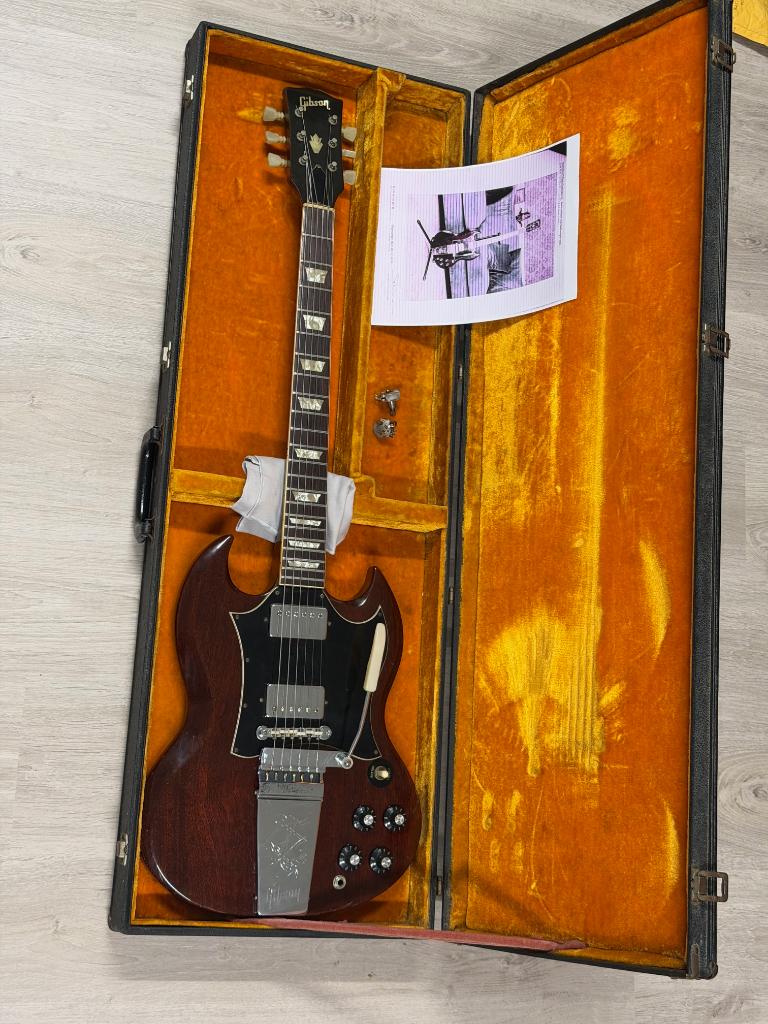 Gibson SG Standard 1971 – Cherry / Pre-CITES Rosewood, Muziek en Instrumenten, Snaarinstrumenten | Gitaren | Elektrisch, Ophalen of Verzenden