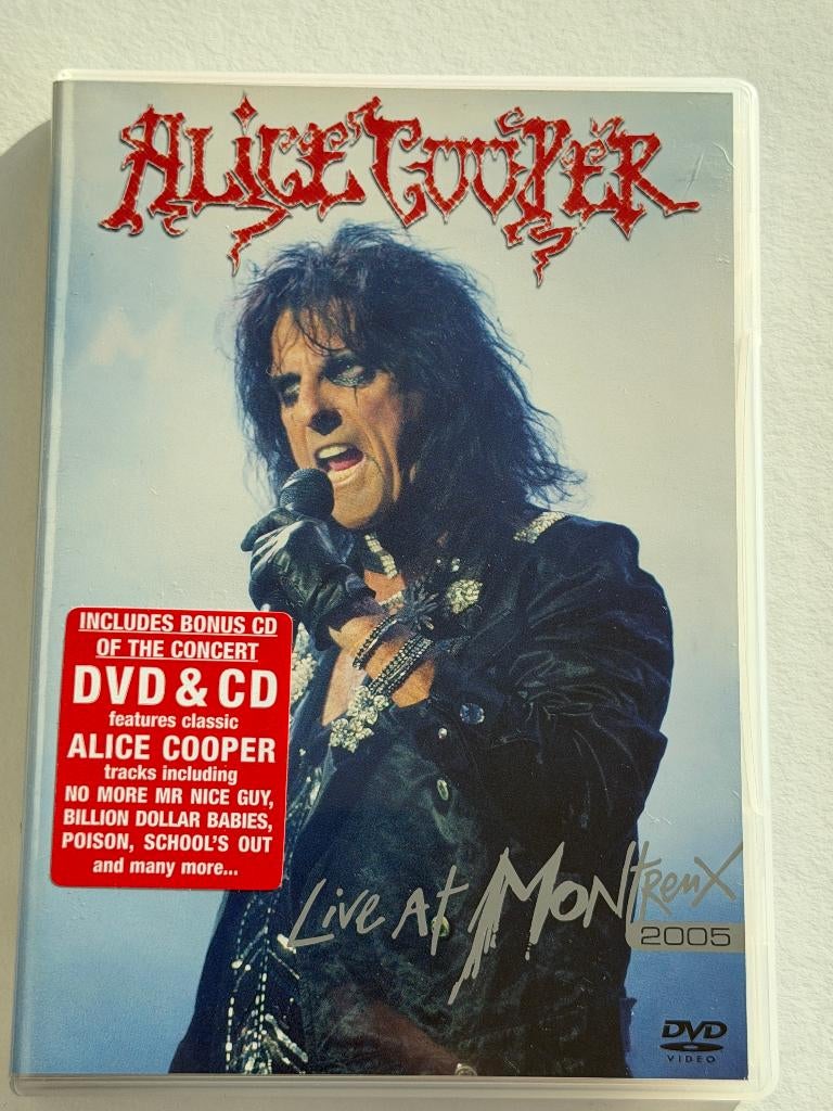 Alice Cooper – Live At Montreux 2005 (CD+DVD), Alle leeftijden, Ophalen of Verzenden, Gebruikt, Muziek en Concerten