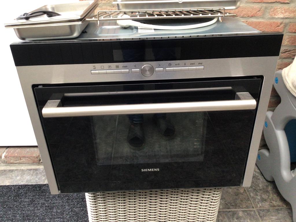 Siemens combinatie stoom en bakoven, Elektronische apparatuur, Gebruikt, Oven, Stoom, Inbouw
