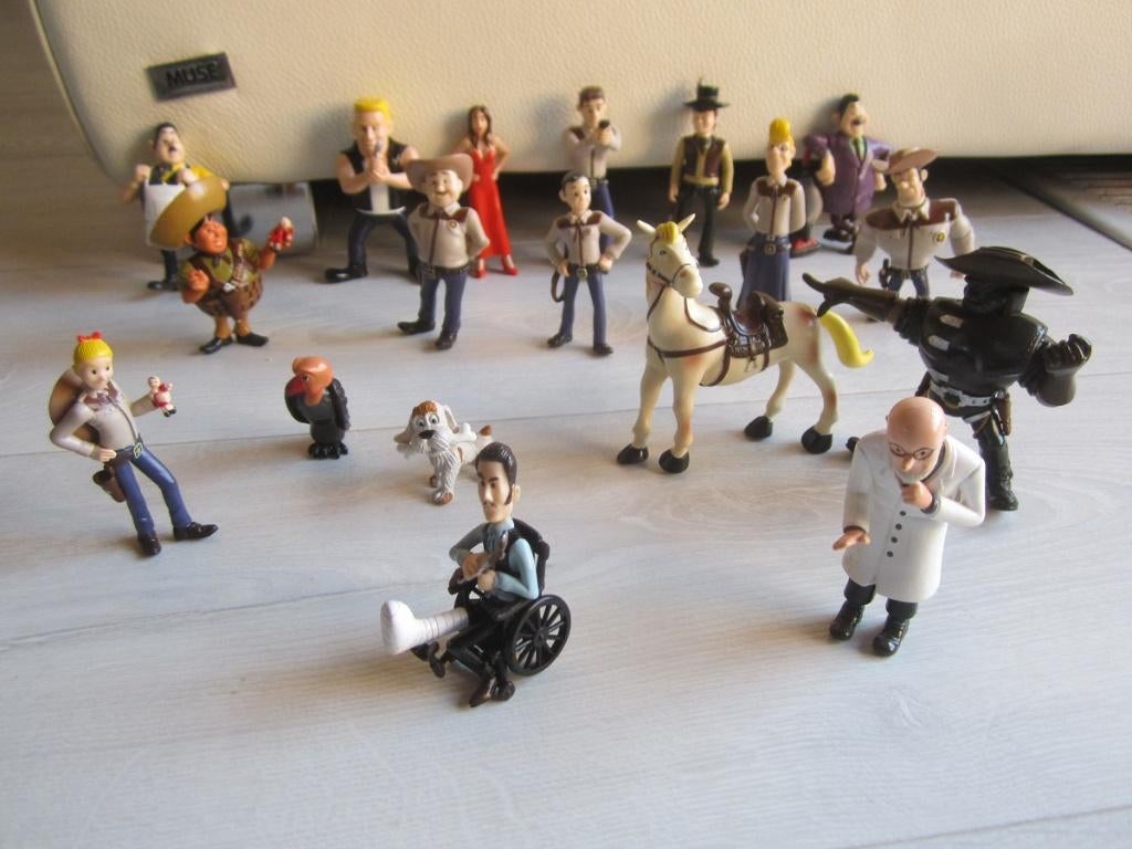 Bob et Bobette - Les diables du Texas - série complète, Collections, Enlèvement ou Envoi, Bob et Bobette, Neuf, Statue ou Figurine