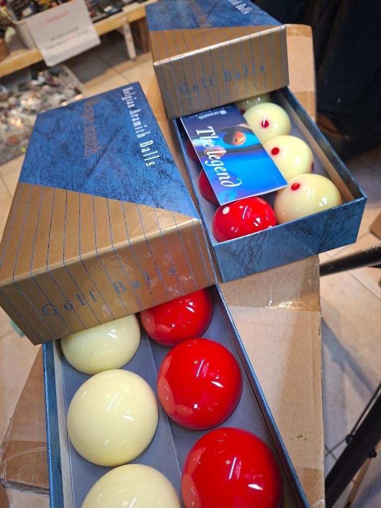 Aramith competitieballen aan de beste prijs., Sports & Fitness, Billards & Billards américains, Enlèvement, Neuf, Queue ou Boules