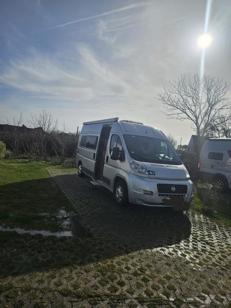 Fiat Ducato buscamper camperbus, Caravans en Kamperen, Mobilhomes, Luifel, Douche