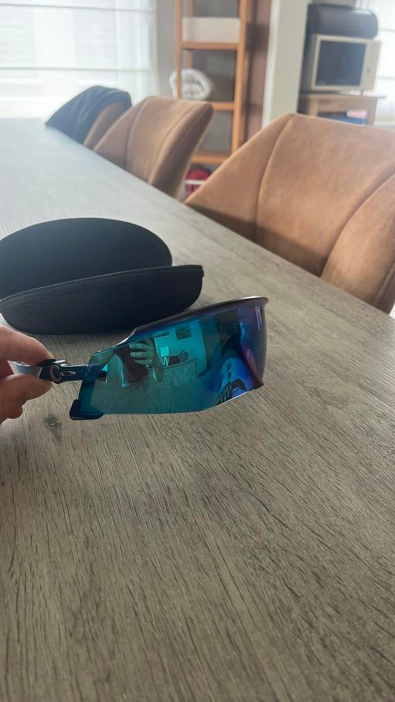 Oakley kato, Zonnebril, Blauw, Ophalen of Verzenden, Zo goed als nieuw