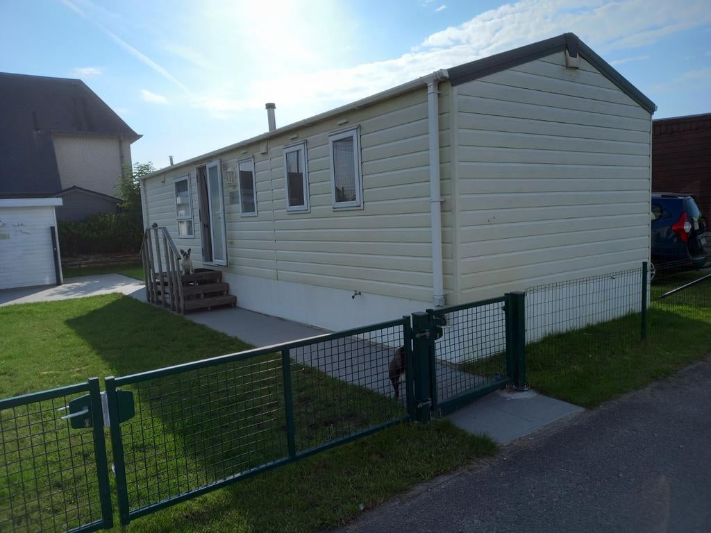 Stacaravan  11m   3 slaapkamers   te middelkerke, Caravans en Kamperen, Stacaravans