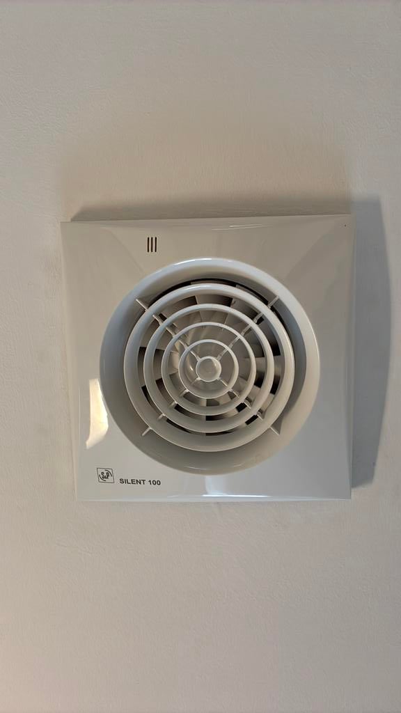 Extracteur d’air 100CHZ avec détecteur d’humidité - 100mm, Enlèvement, Comme neuf, Extracteur