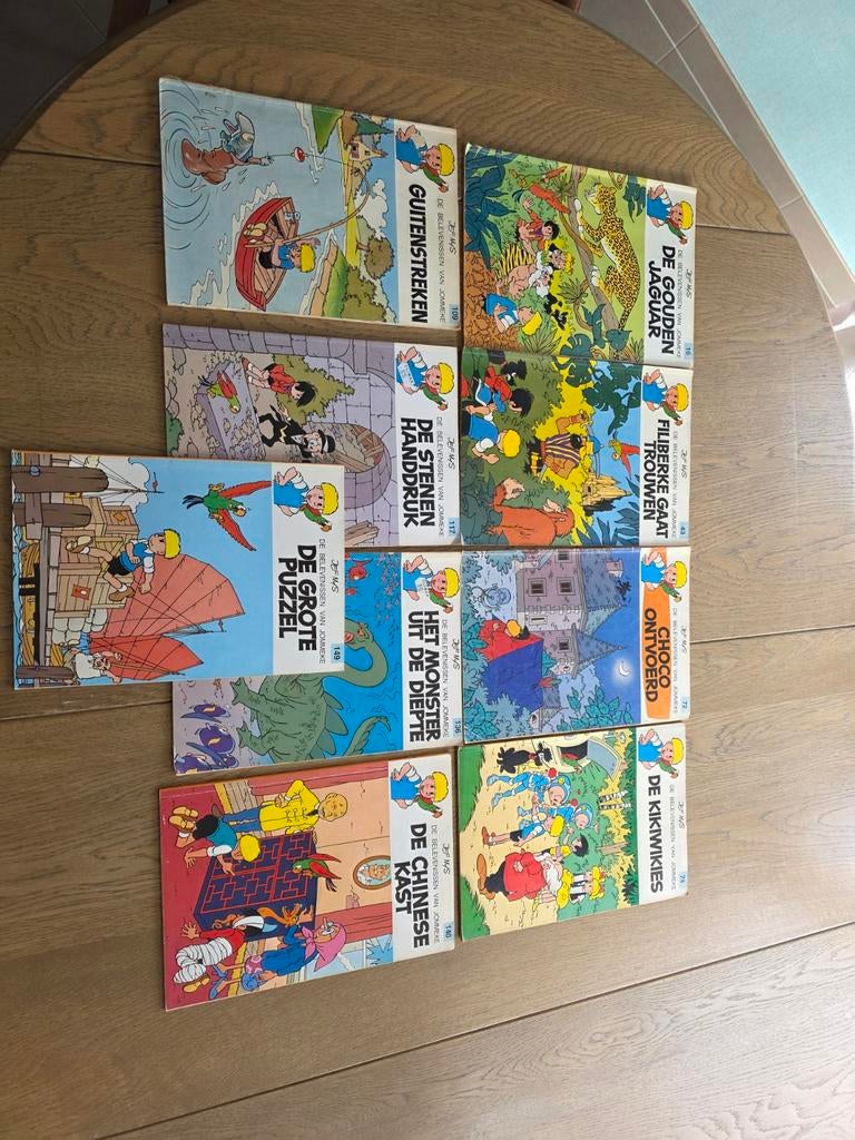 De belevenissen van Jommeke, 9 strips, Livres, BD | Comics, Utilisé, Plusieurs comics, Europe, Enlèvement ou Envoi