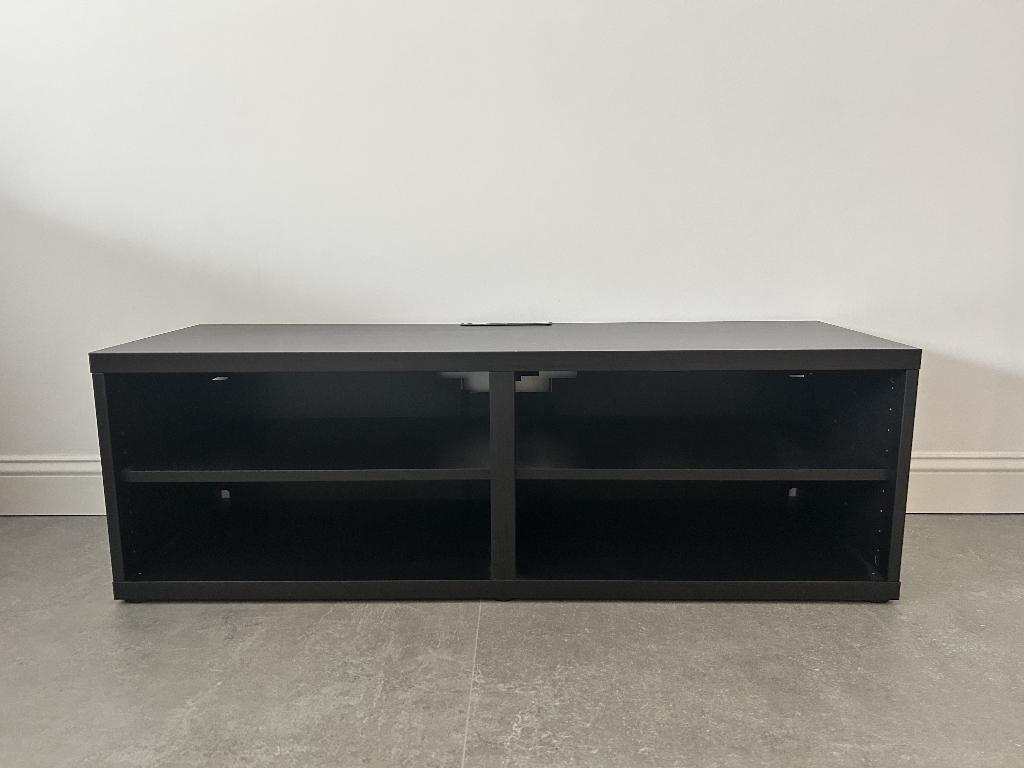 Meuble TV ikea  noir, 25 à 50 cm, Moins de 100 cm, Enlèvement, Utilisé