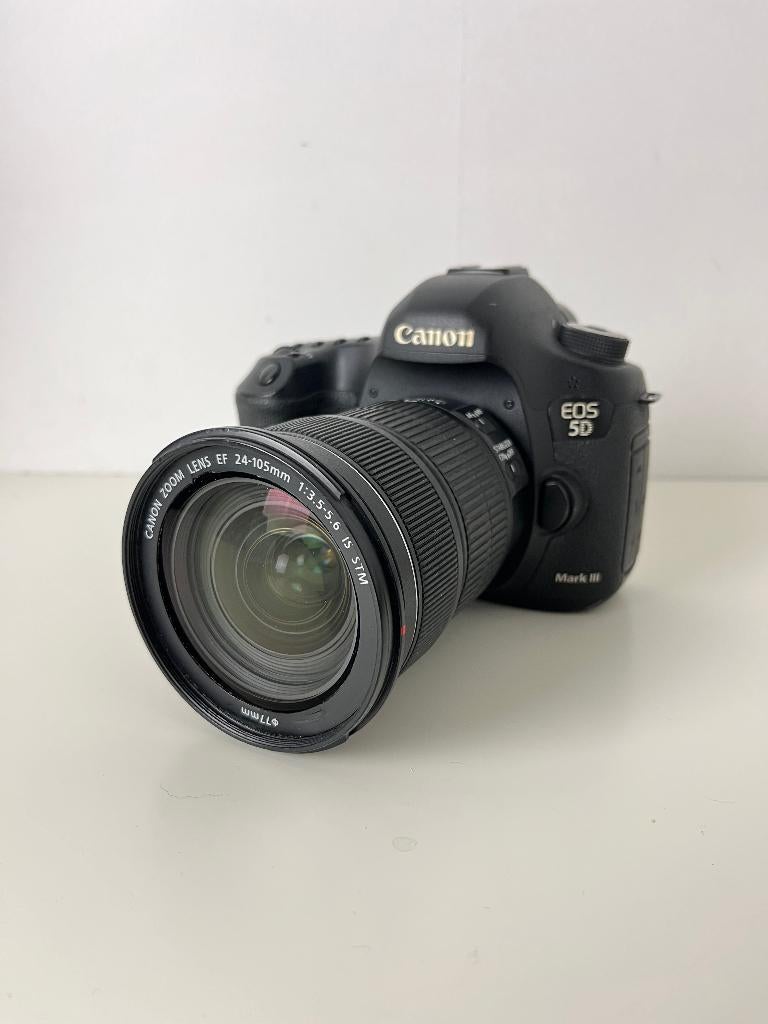 Canon EOS 5D Mark III + 24-105mm + extra's | 16.950 clicks, Ophalen, Gebruikt