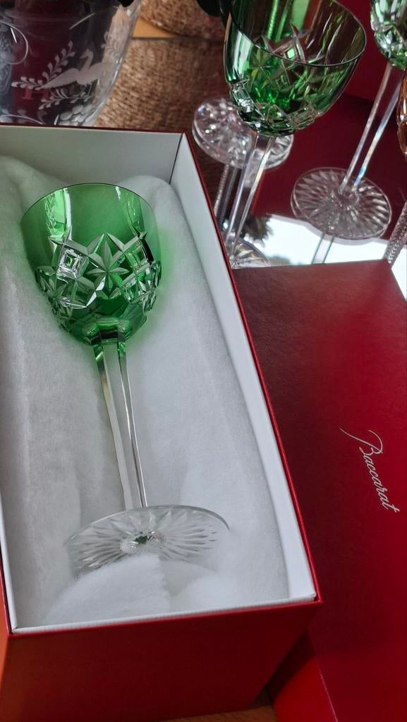 4 verres à vin Baccarat Crystal France, Enlèvement ou Envoi