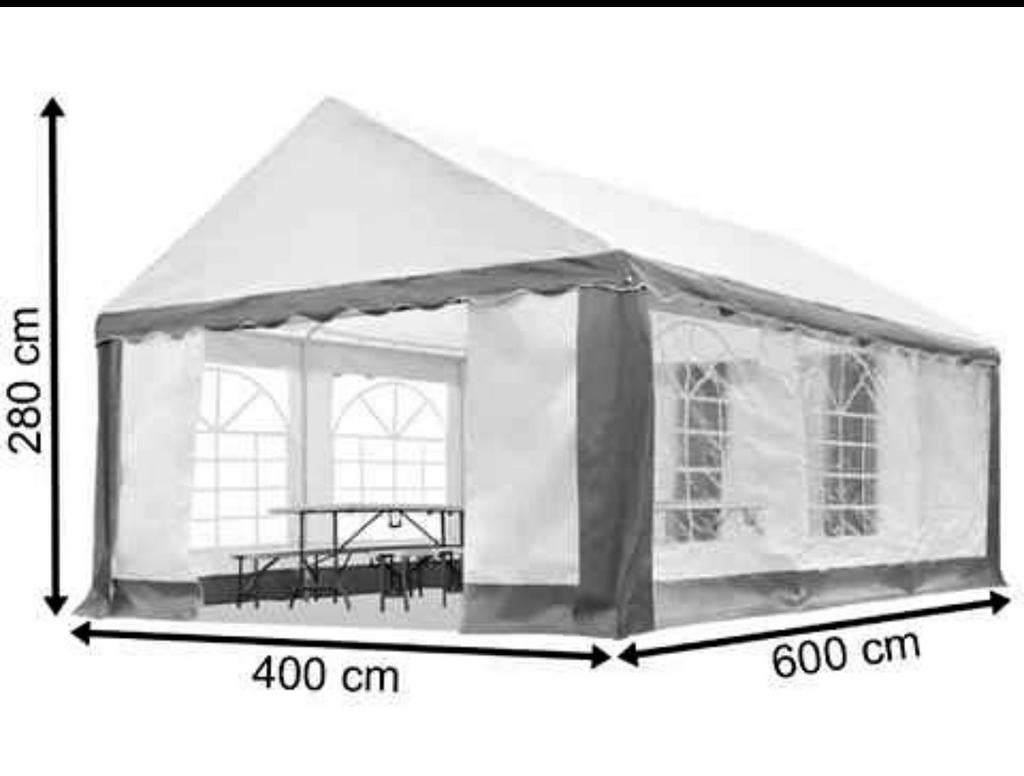 Tonelle 5/8, Jardin & Terrasse, Tonnelles, Comme neuf, Enlèvement
