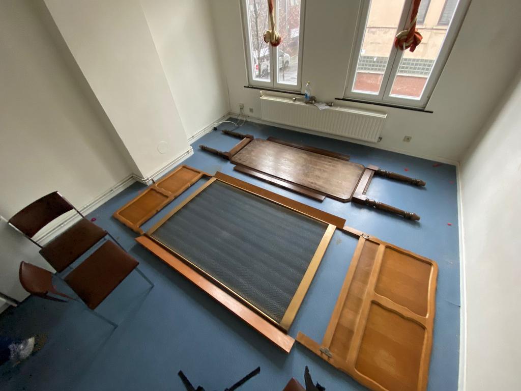 Twijfellaar bed met vering, Huis en Inrichting, Ophalen, Twijfelaar