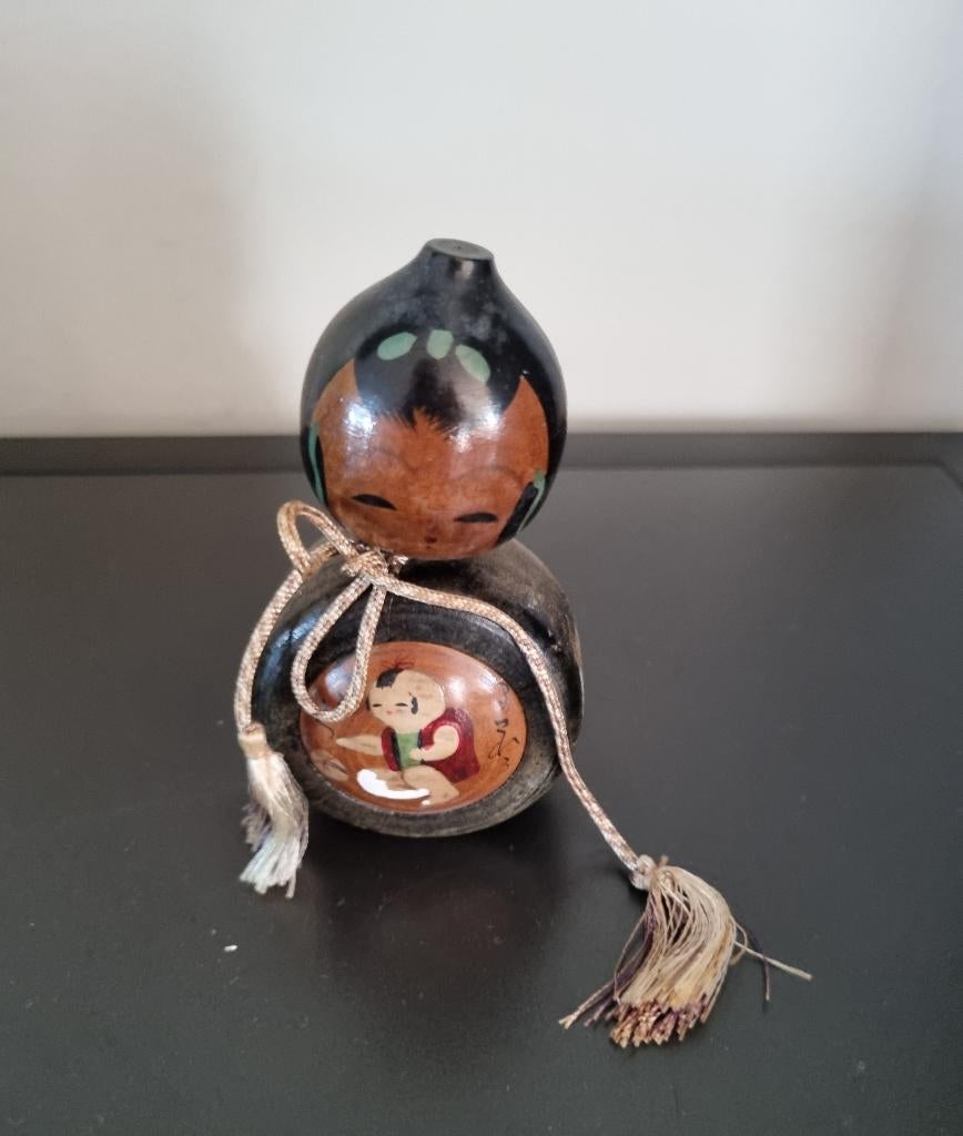 Mooie Sumo Bobblehead Kokeshi, Verzenden