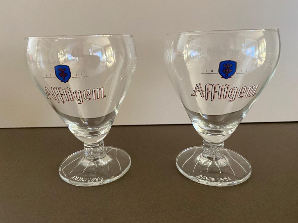 2 Affligem bierglazen, Verzamelen, Ophalen of Verzenden, Nieuw, Bierglas