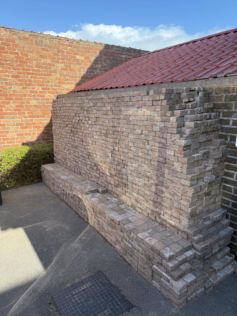 Betonklinkers, Tuin en Terras, Ophalen, Gebruikt, Klinkers, 10 m² of meer