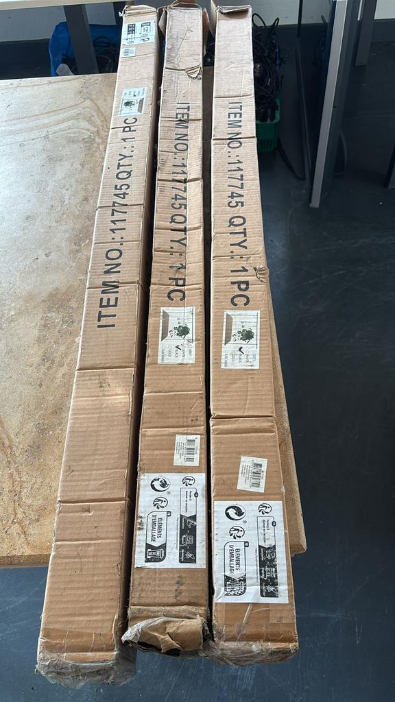 3x Zwarte Plantenframes in doos – SNEL OPHALEN (€30), Ophalen