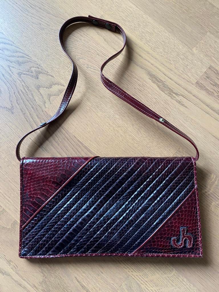 Jacques Heim Paris vintage clutch bordeaux, Bijoux, Sacs & Beauté, Sacs | Sacs Femme, Enlèvement ou Envoi, Utilisé