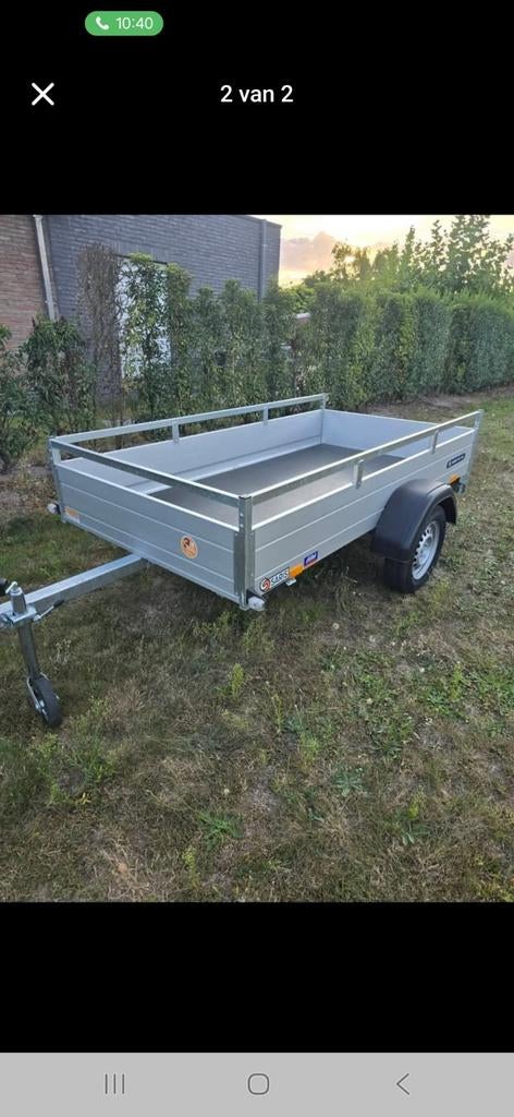 Remork te huur in kemzeke, Auto diversen, Aanhangers en Bagagewagens, Ophalen