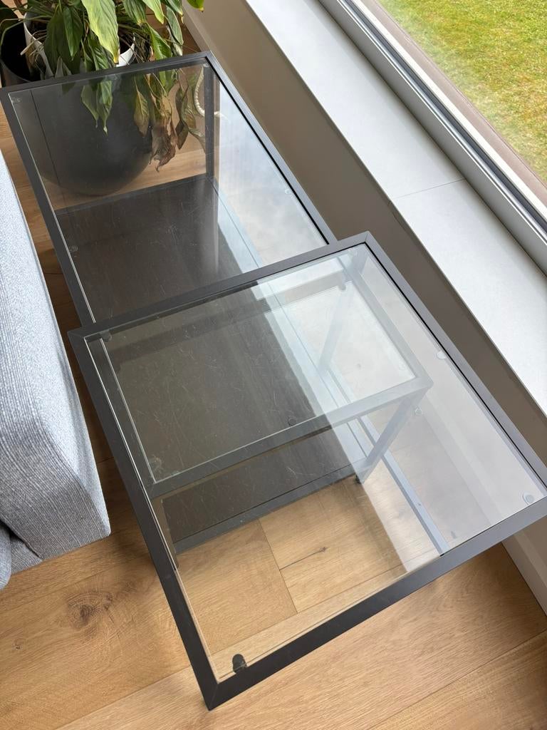 Ikea Vittsjo salontafel, Huis en Inrichting, Ophalen, Ikea, modern, Zo goed als nieuw, Glas