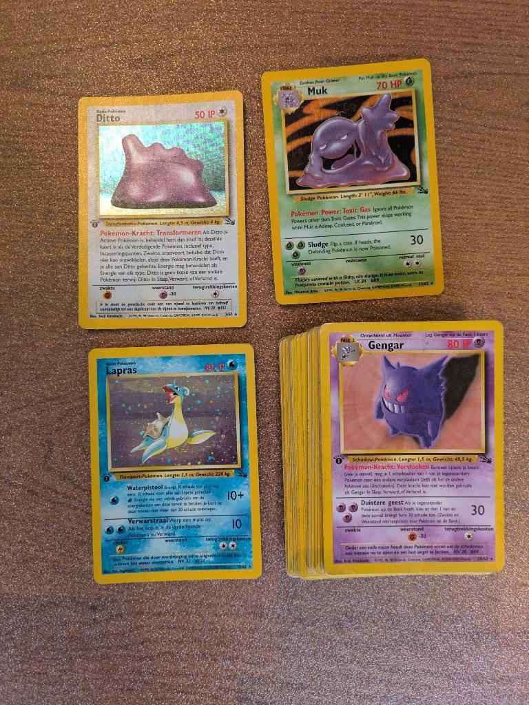 Pokémon WOTC Fossil set, Hobby en Vrije tijd, Verzamelkaartspellen | Pokémon, Verzenden, Gebruikt, Meerdere kaarten