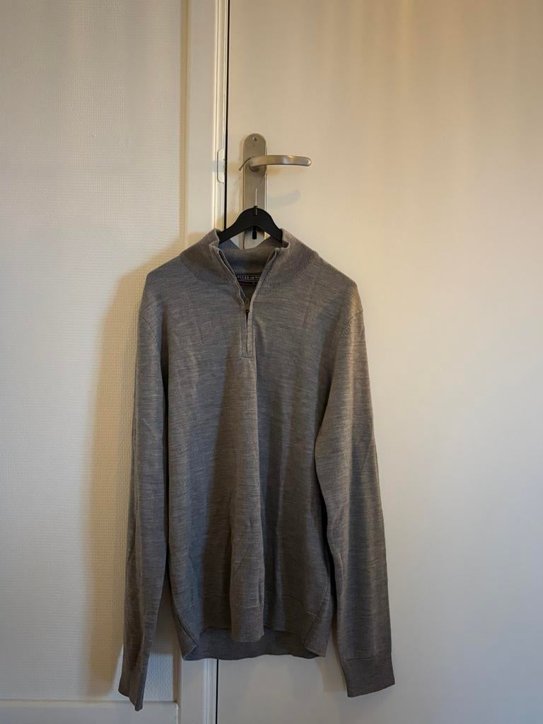 Pull zippé River Woods NOUVEAU !, Vêtements | Hommes, Pulls & Vestes, Enlèvement ou Envoi, Neuf, Taille 52/54 (L), Gris