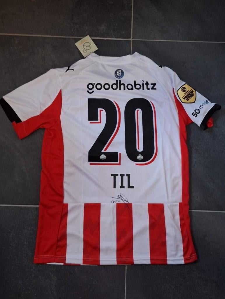 Shirt voetbaltrui met handtekening; Guus Til # PSV Kampioen, Verzenden, Nieuw, Shirt