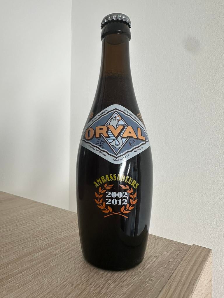 Bouteille orval sérigraphié, Ophalen, Zo goed als nieuw, Flesje(s), Overige merken