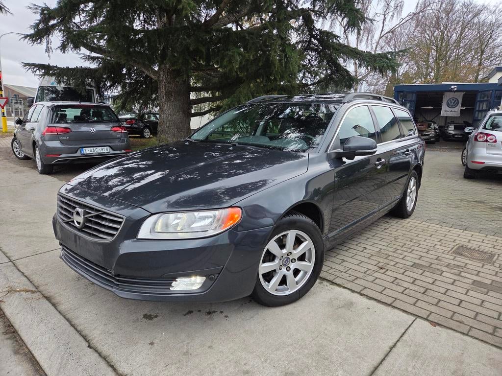 Volvo V70 benzine automaat 2014, Auto's, Volvo, USB, Euro 6, Bedrijf, Zilver of Grijs