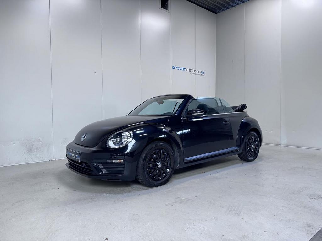 Volkswagen Beetle Cabrio 1.2 TSi Benzine Man.  - GPS - Blue, Auto's, Volkswagen, 0 kg, 4 zetels, 105 pk, 4 cilinders