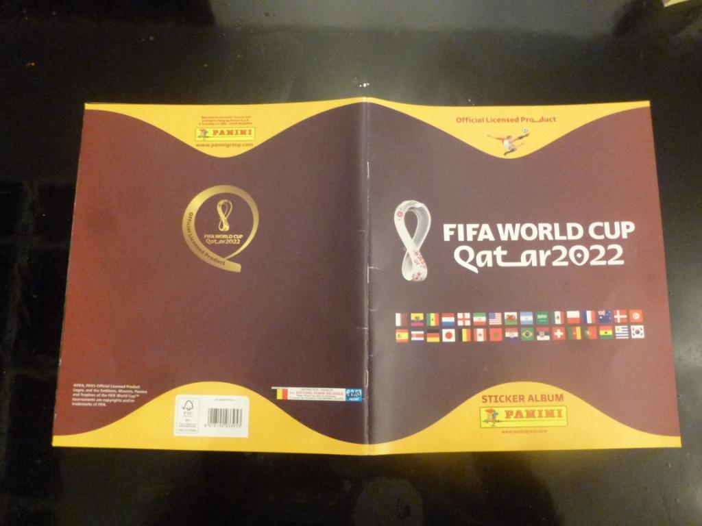 Carnet Panini vide pour la Coupe du monde 2022 au Qatar avec, Enlèvement, Comme neuf, Sport