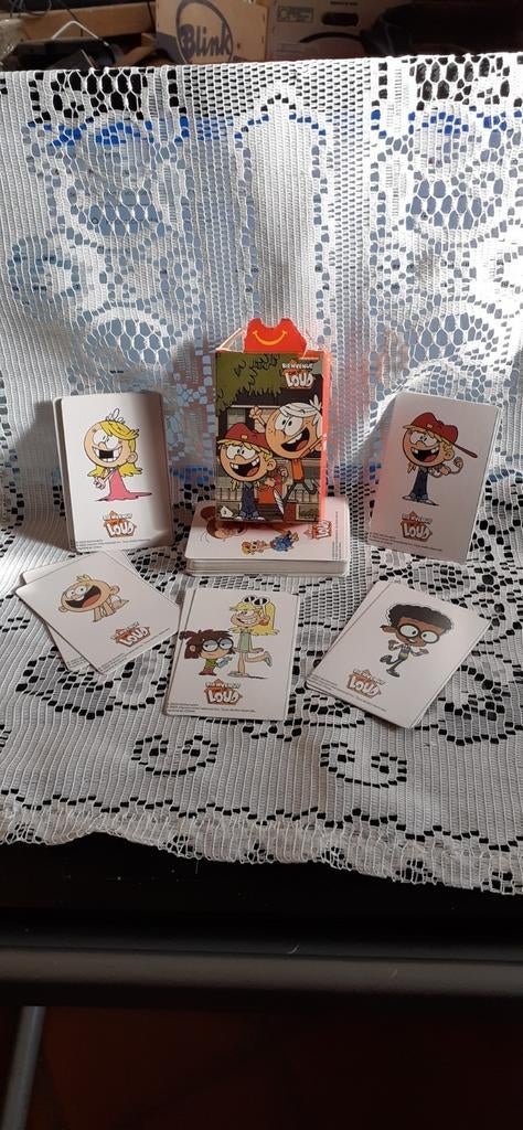 Jeu de carte mc donald 2023 bienvenue chez les loud, Collections, Enlèvement ou Envoi, Comme neuf